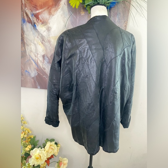 Vintage Cyrous Genuine Leather Boho Jacket - Picture 2 of 2